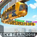 Povišan simulator vožnje vlaka Sky Sky Tramvaj