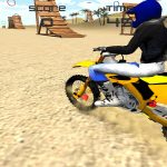 Igra za motokros plažo: Bike Stunt Racing