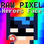 Narišite Pixels Heroes Face