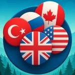 Flag Merging Puzzle Game