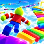 Mega Noob Sky Obby: 50 Stages