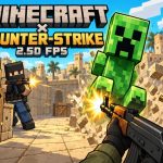 Minecraft &times; Counter Strike: 2.5D FPS