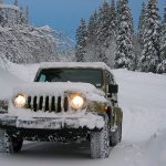 Offroad Snow Jeep Potnik Mountain Uphill Drivin