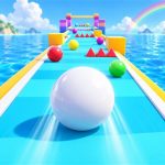 Rainbow Ball Runner 2048