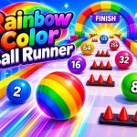 Rainbow Color Ball Runner