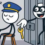 Thief Puzzle Long Hand Game