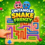 Untangle Snake Frenzy